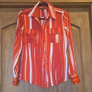 Vintage Striped Anne Klein Blouse Shirt